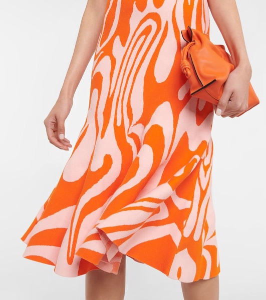 Teglia printed midi dress