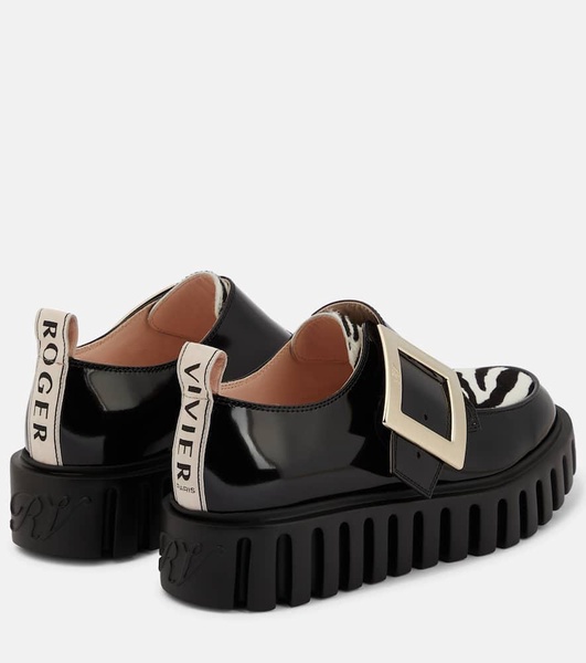 Viv' Go-Thick patent leather platform loafers