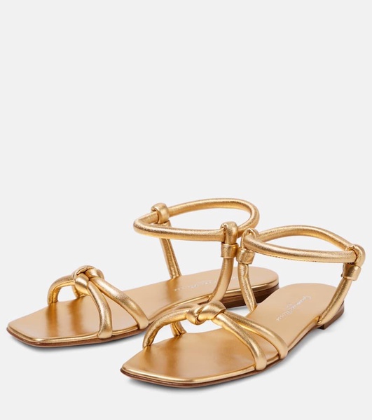 Juno 05 metallic leather sandals