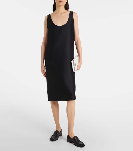 Bumi wool and silk midi dress