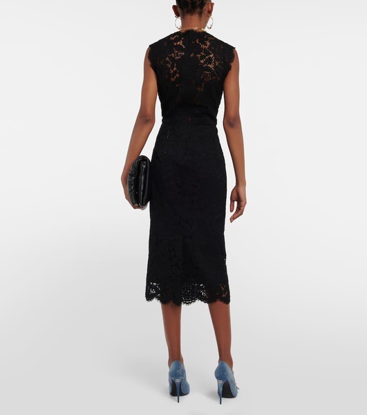 Lace midi dress