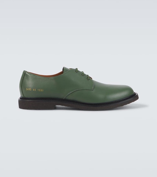 Officers leather Derby shoes