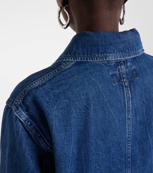 Cropped denim jacket