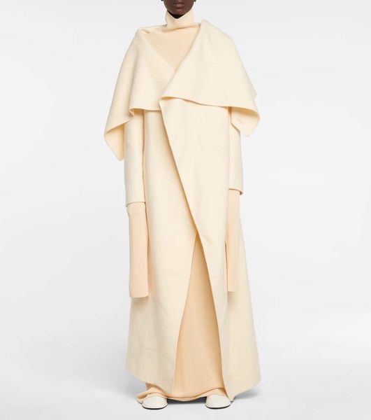 Rivoli asymmetrical cashmere coat