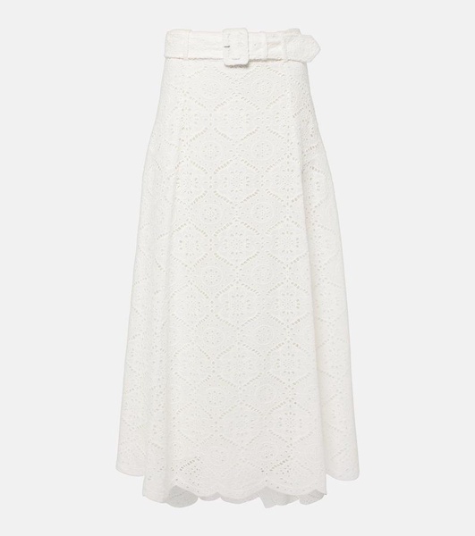 Vintry broderie anglaise maxi skirt