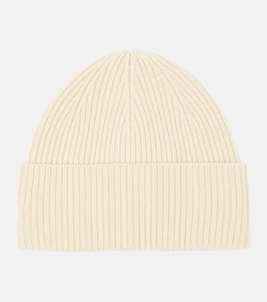 Wool and cashmere beanie