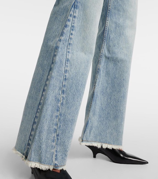 High-rise slim jeans