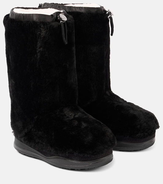 Les Arcs 9 shearling snow boots