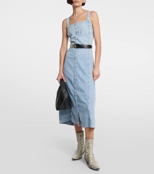 Sally denim midi dress