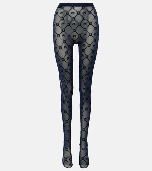 Moon mesh tights