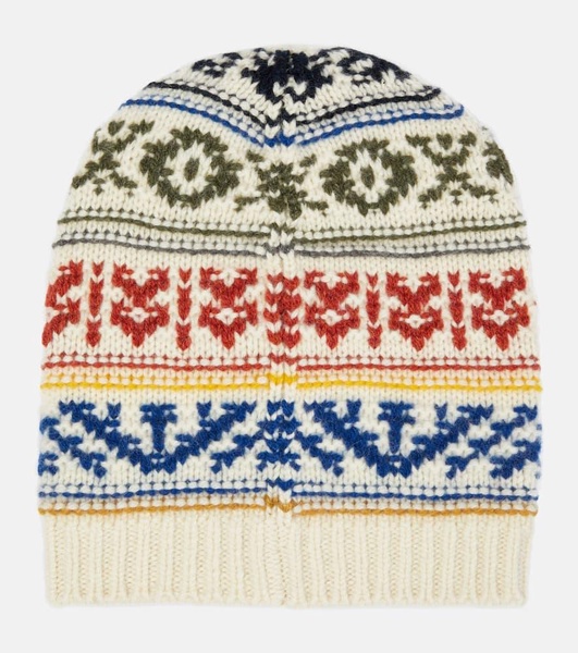 Bernina jacquard cashmere beanie