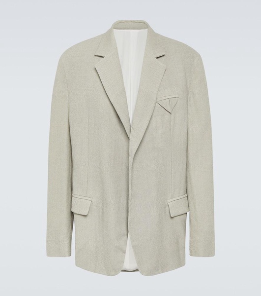 Wool-blend blazer