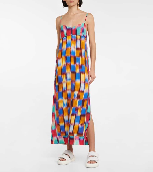 Printed maxi dress