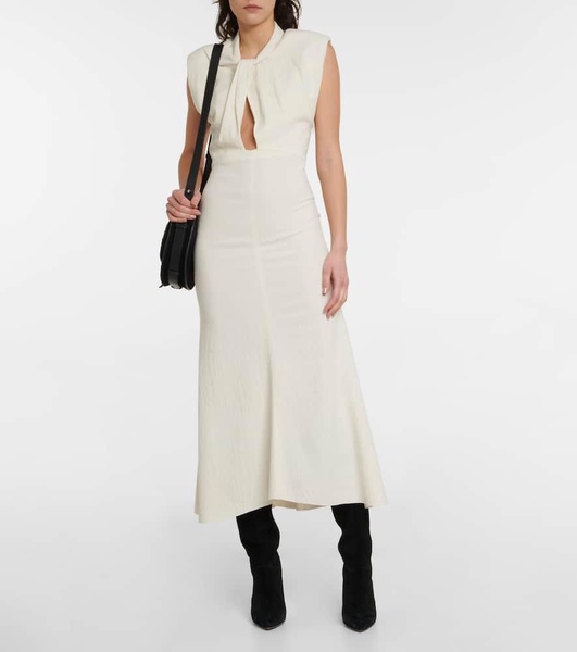 Rabea crepe midi dress