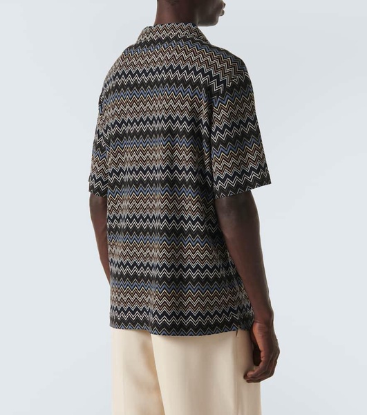 zigzag bowling shirt