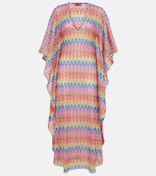 Zig Zag pointelle beach dress