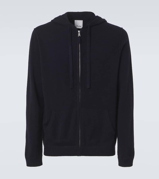 Wool and cashmere hoodie