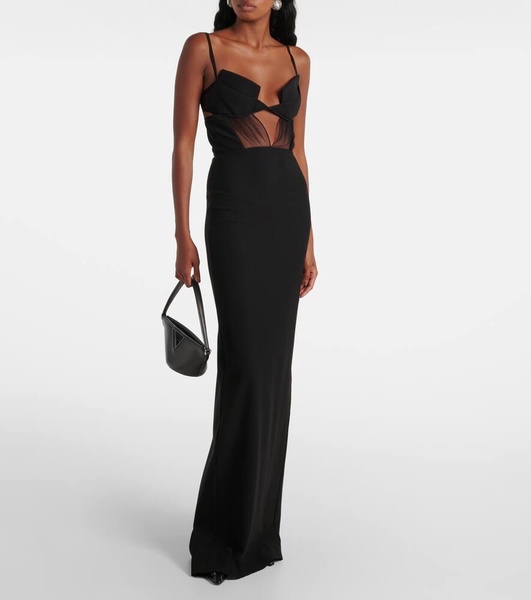 Cutout gown