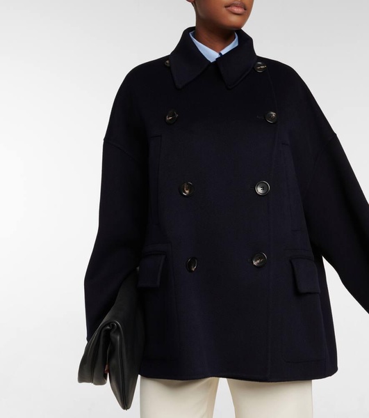 Roman cashmere pea coat