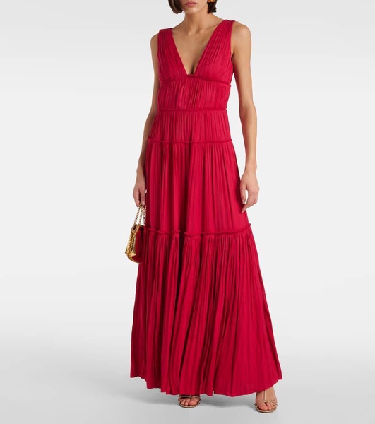 Mandi pleated gown