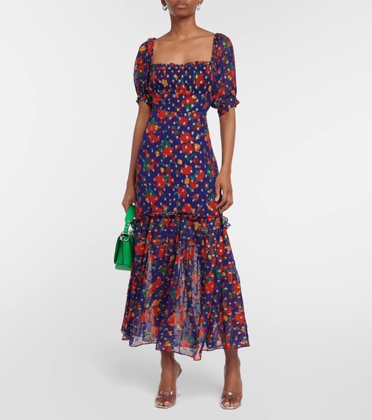 Joia printed maxi dress