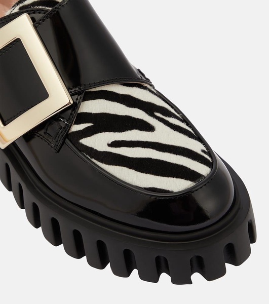 Viv' Go-Thick patent leather platform loafers