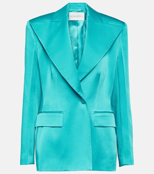 Satin blazer