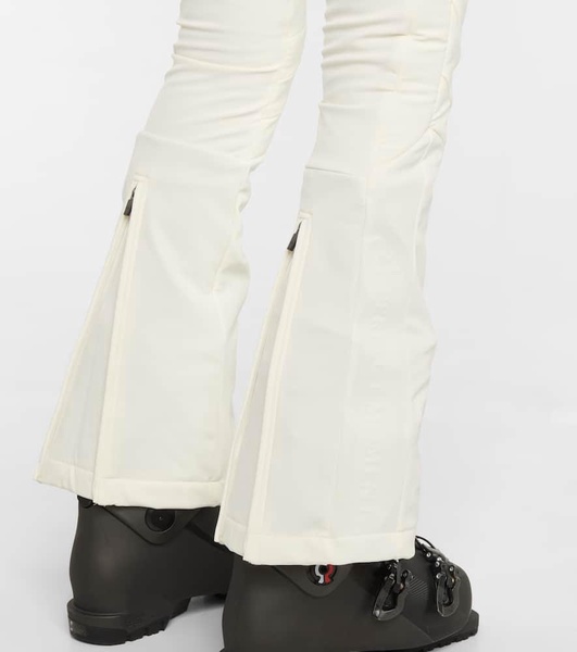 Aurora high-rise soft shell flared ski pants