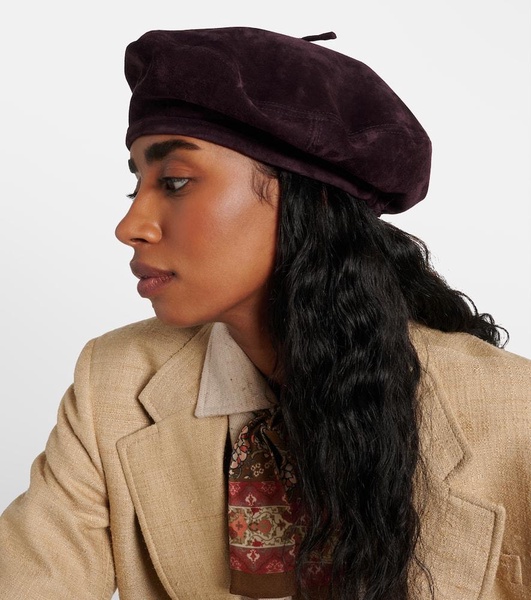 Suede beret