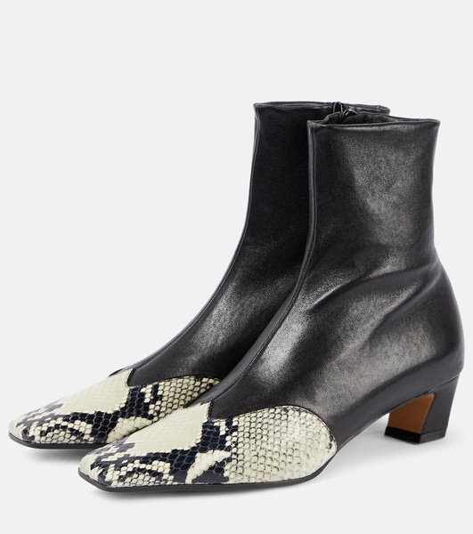 Dallas leather ankle boots