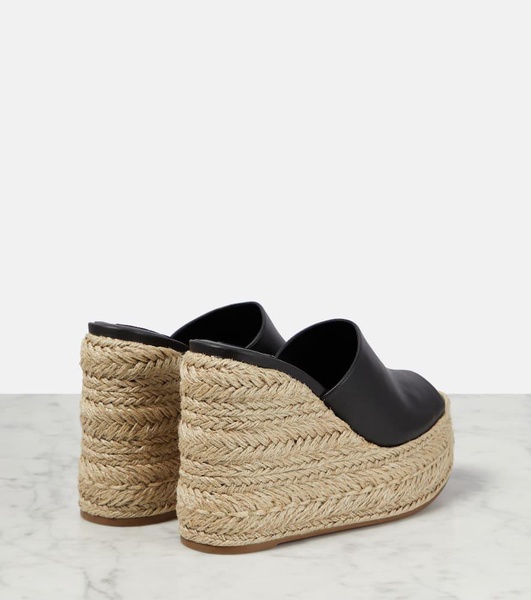 Ariella Zeppa leather espadrille sandals