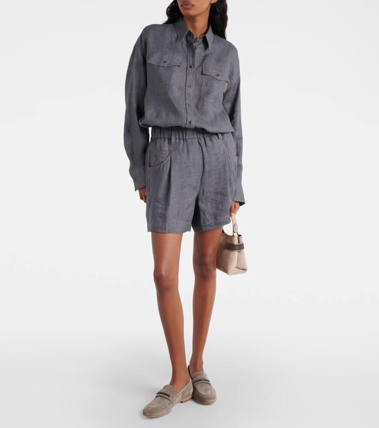 Oversized linen shirt