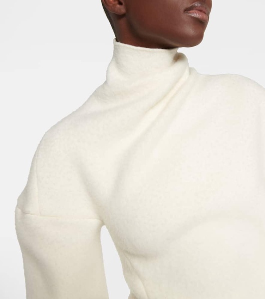 Enoch asymmetric wool turtleneck sweater