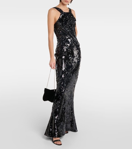 Sequined gown