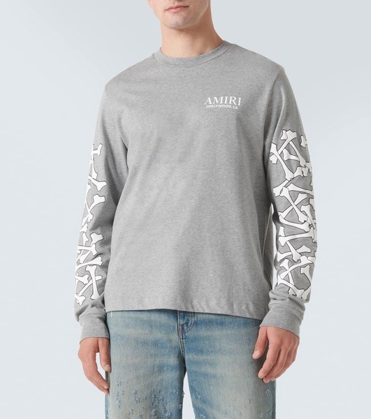 Printed cotton jersey sweatshirt