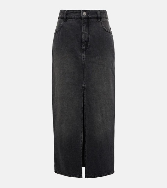 Vinea denim maxi skirt