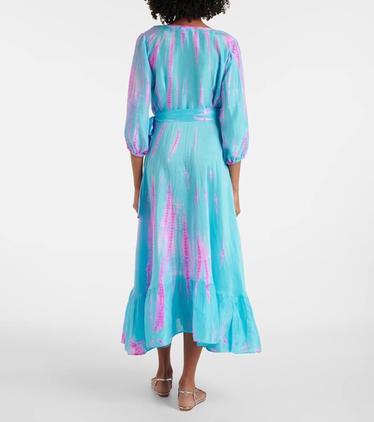 Hailey silk maxi dress