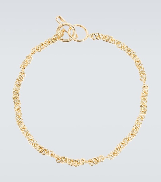 Chain gold–plated choker