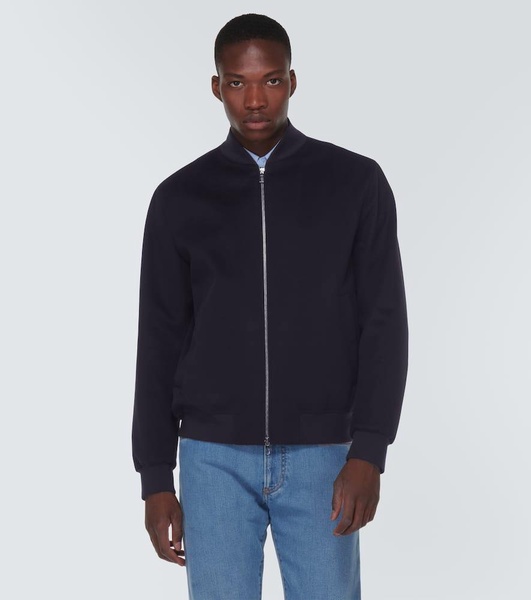 Ivy cashmere bomber jacket