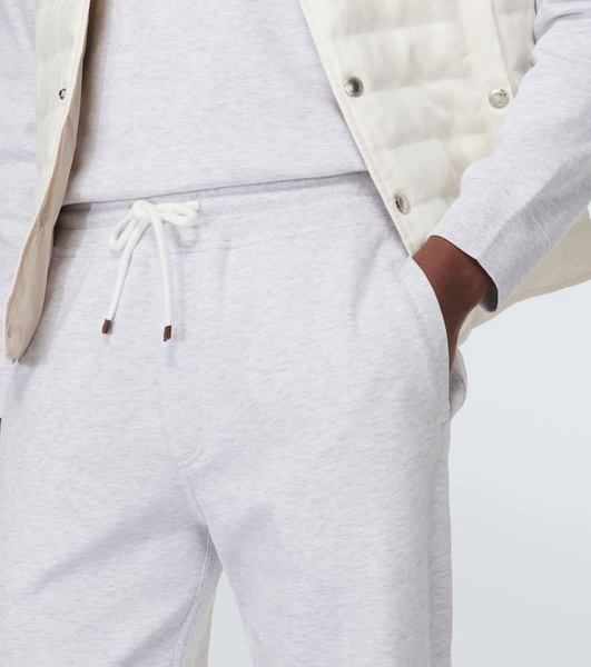 Cotton-blend sweatpants