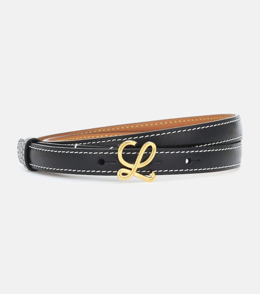 Leather belt