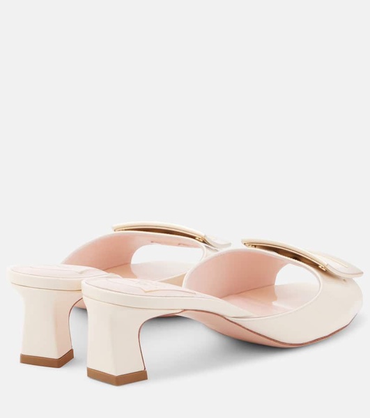 Trompette 45 patent leather mules