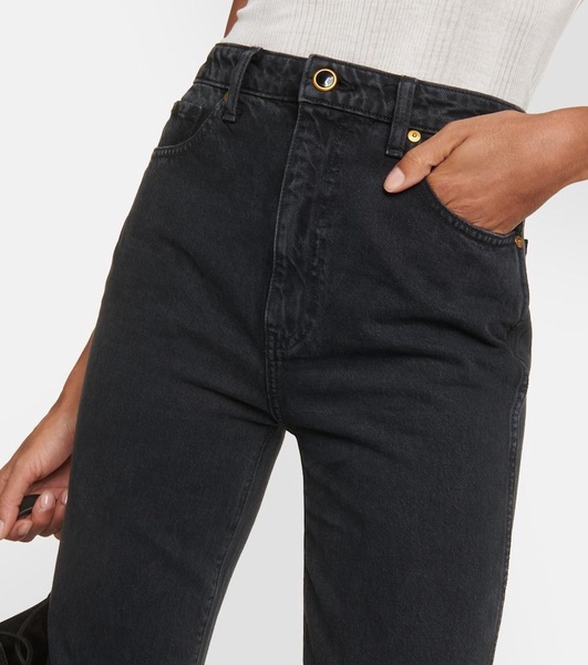 Danielle high-rise straight jeans