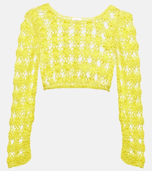 Bella crochet cotton crop top