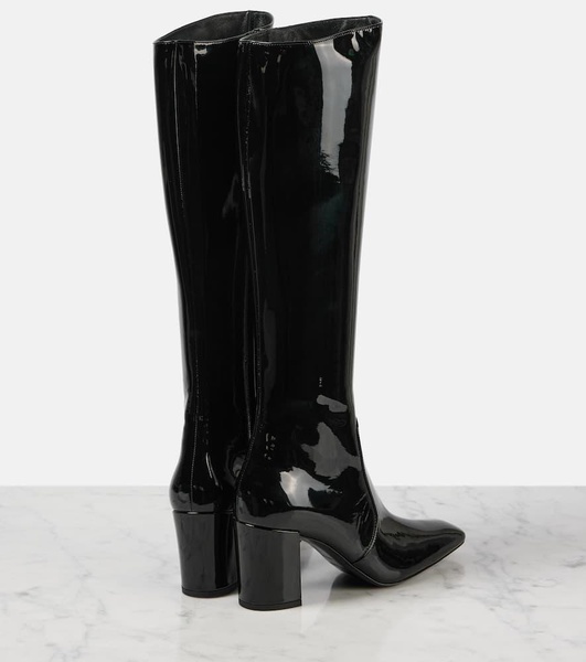 Lauren 70 patent leather knee-high boots