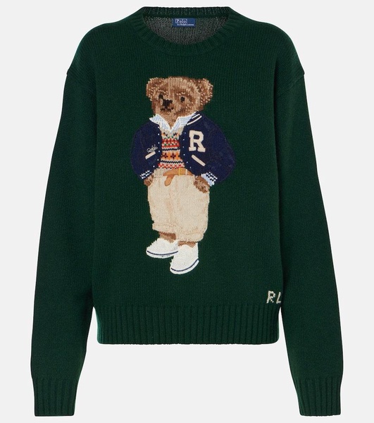 Polo Bear wool and cashmere sweater