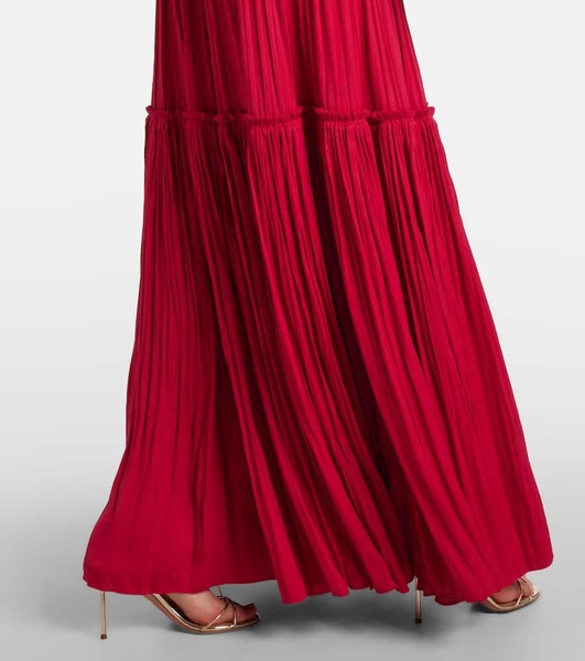 Mandi pleated gown