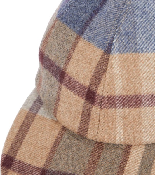 Plaid baseball cap