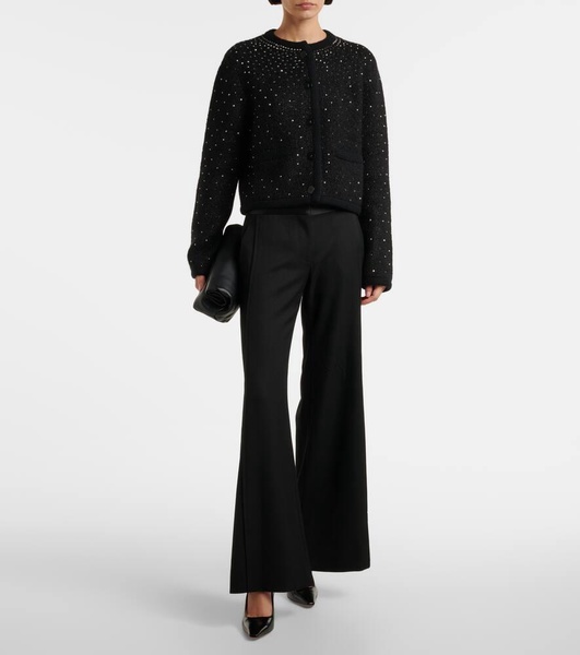 Tina Crystal-Embellished Boucle Jacket