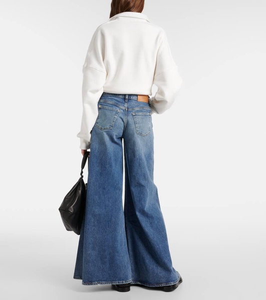 Willow mid-rise wide-leg jeans